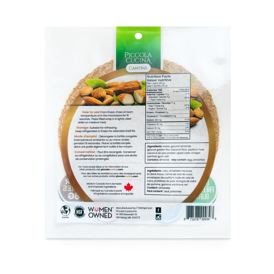 Wrap à la Farine d'Amande