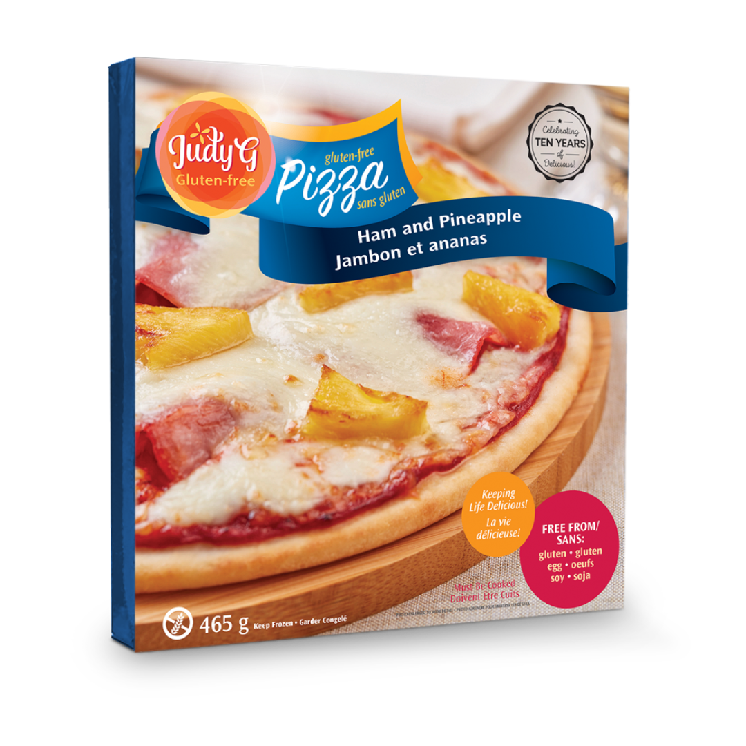 Piccola Cucina Gluten-Free Ham & Pineapple Pizza package