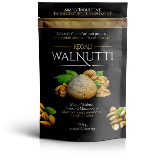 Soft and chewy gluten-free Walnutti Maple Walnut Almond Macaroon Cookies inspired by maple and walnut