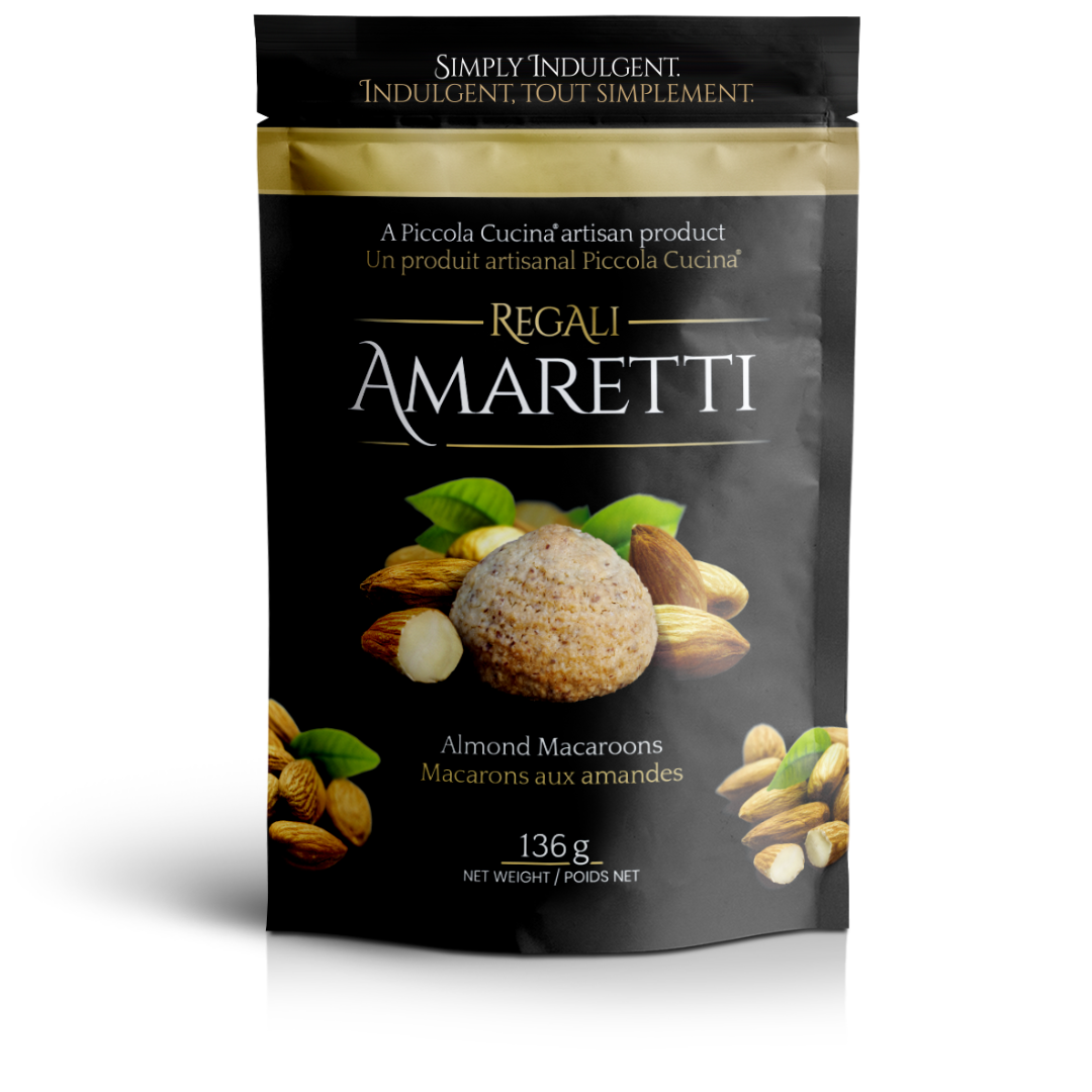 Piccola Cucina Amaretti Almond Macaroon Cookies package