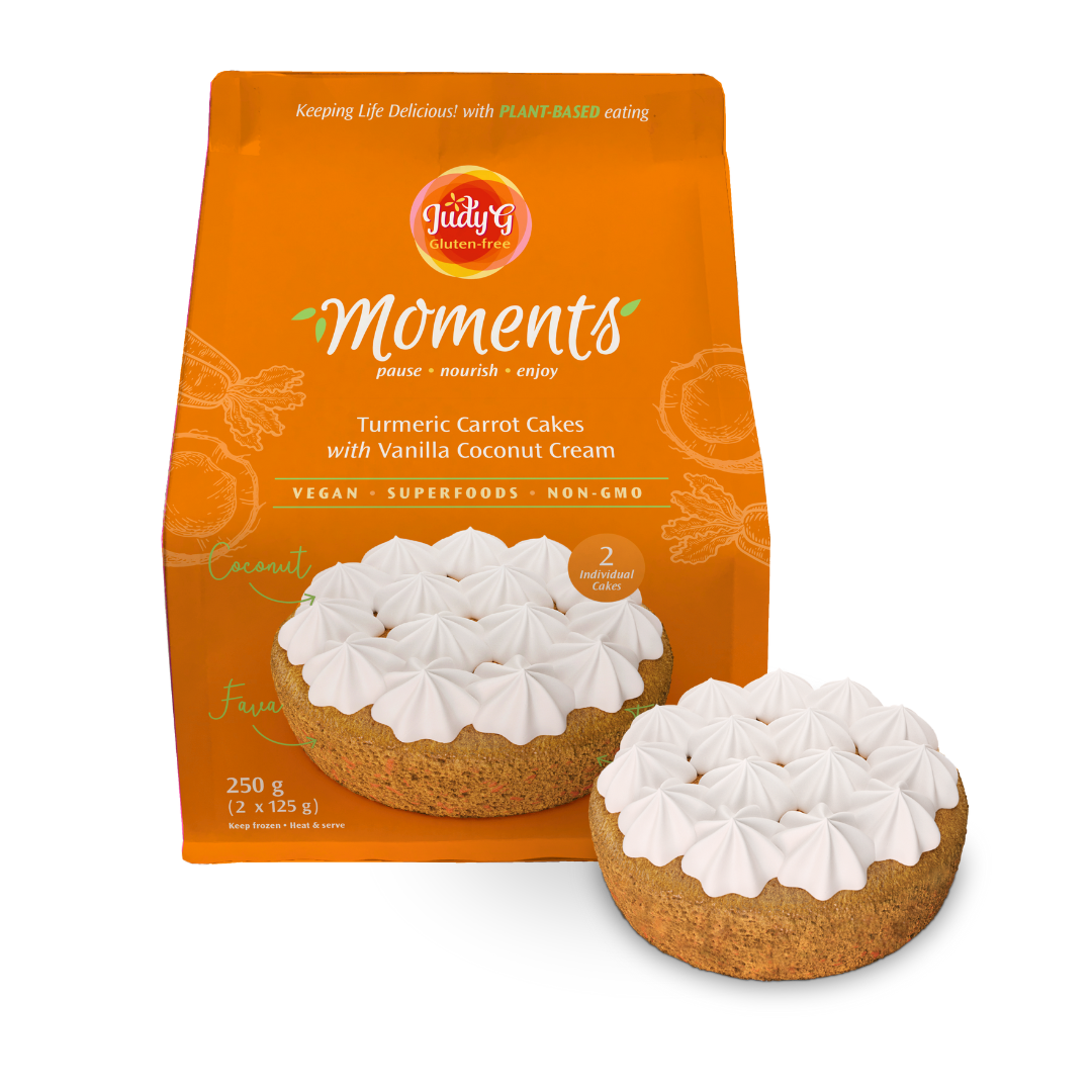 Piccola Cucina Turmeric Carrot Cake with Vanilla Coconut Cream package