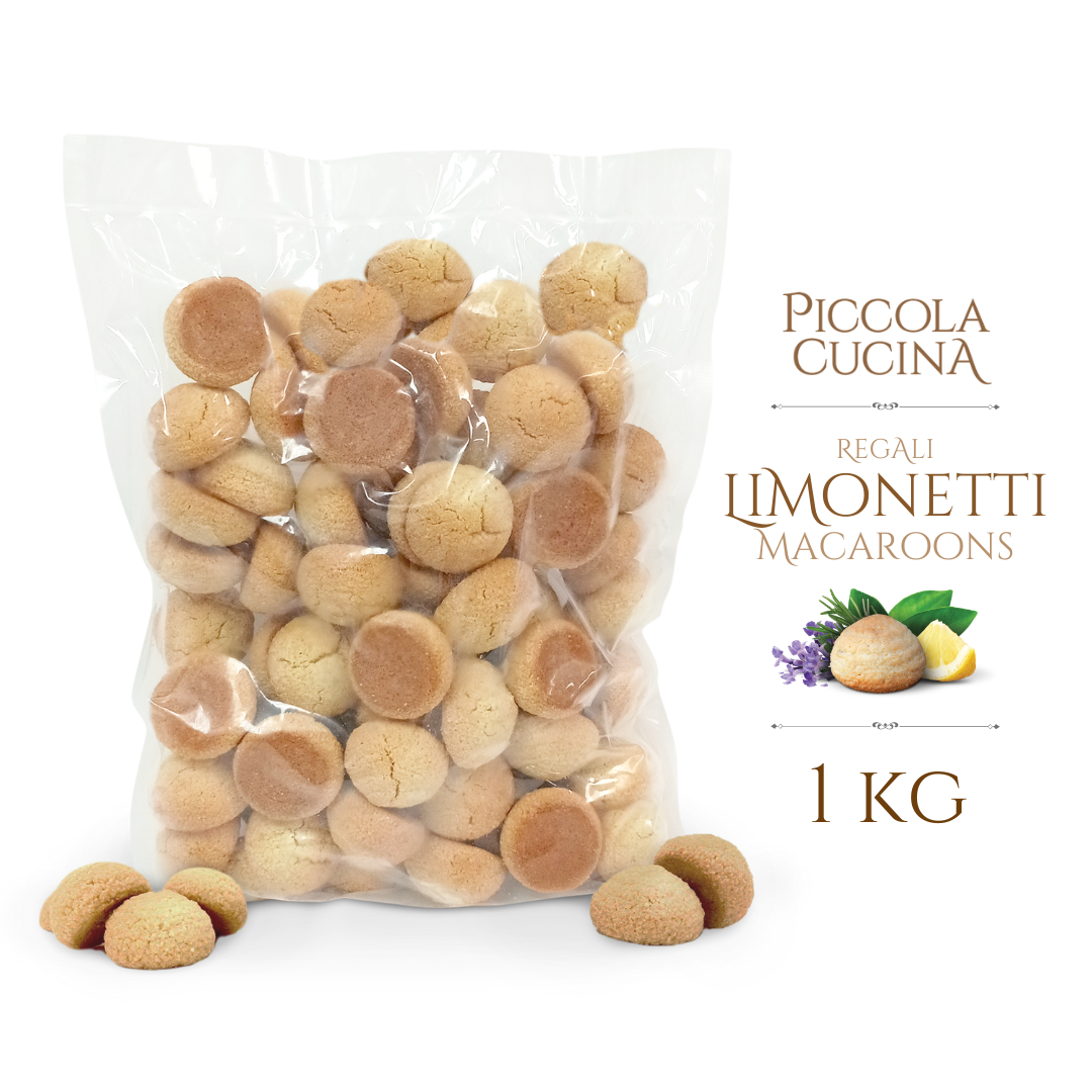 Bulk pack of Piccola Cucina Limonetti Lemon Lavender Almond Macaroon Cookies