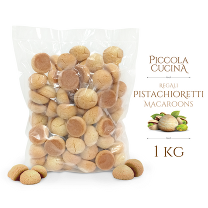 Piccola Cucina Pistachioretti Pistachio Almond Macaroon Cookies Bulk