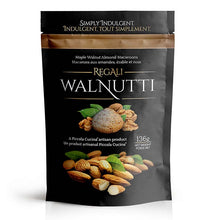 Load image into Gallery viewer, Piccola Cucina retail 136 gram bag of Regali Walnutti maple walnut flavour italian almond macaroon cookies
