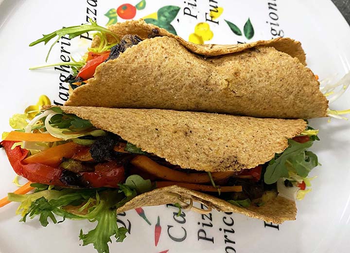 DeLuca's wrap featuring Piccola Cucina Almond Flour Wrap